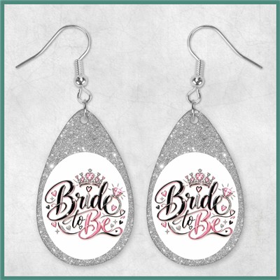 Handmade Le Grá : Earrings : Bride To Be B : Silver